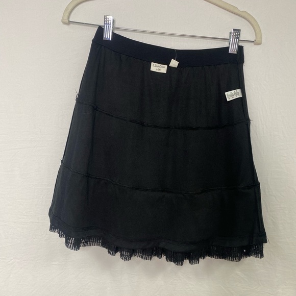 Cato Fashions(NWOT) Black skirt with shiny sequins,size L(14-16)Girls - Picture 2 of 4